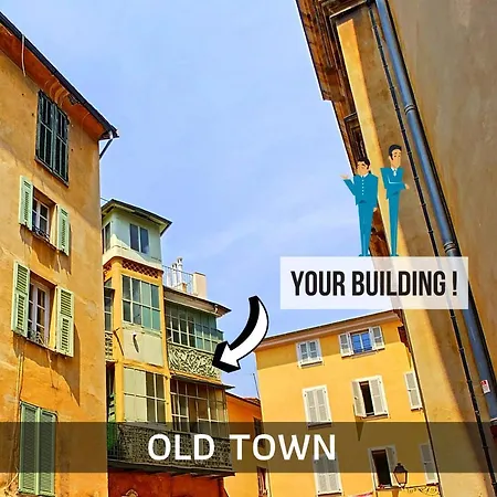 Nestor&Jeeves - Romance Vieux Nice - Old Town - Close Sea And Place Garibaldi